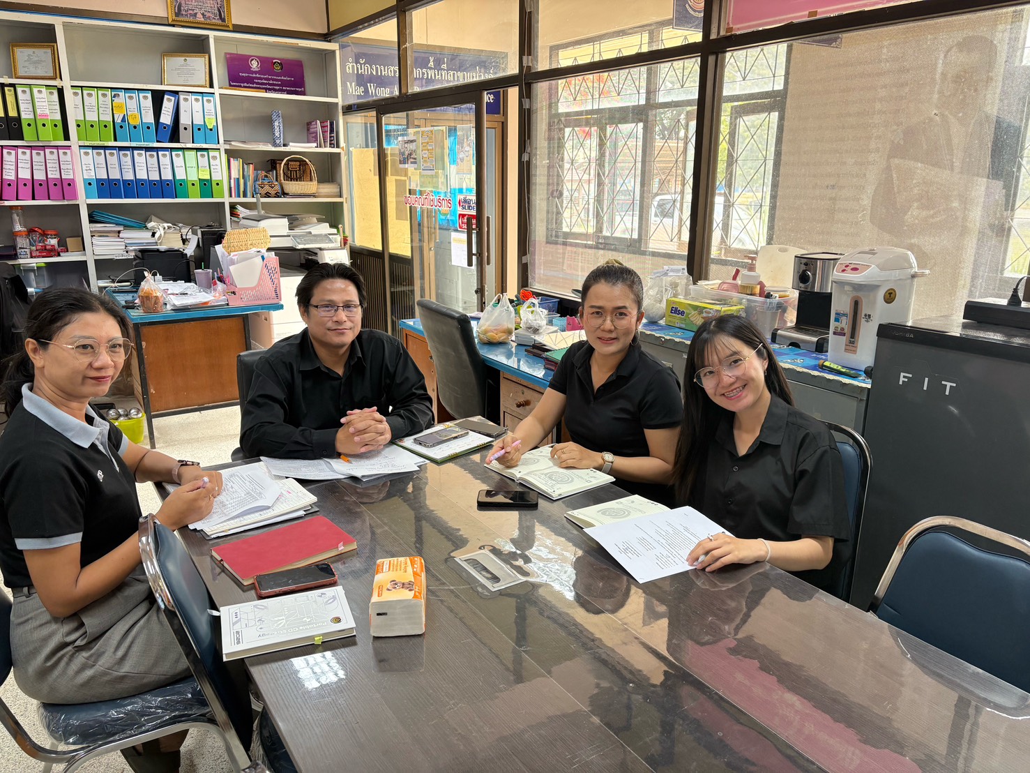 🌲📢สำนักงานพัฒนาชุมชนอำเภอแม่วงก์ประชุมเจ้าหน้าที่พัฒนาชุมชนประจำเดือน เมษายน 2569 🗺